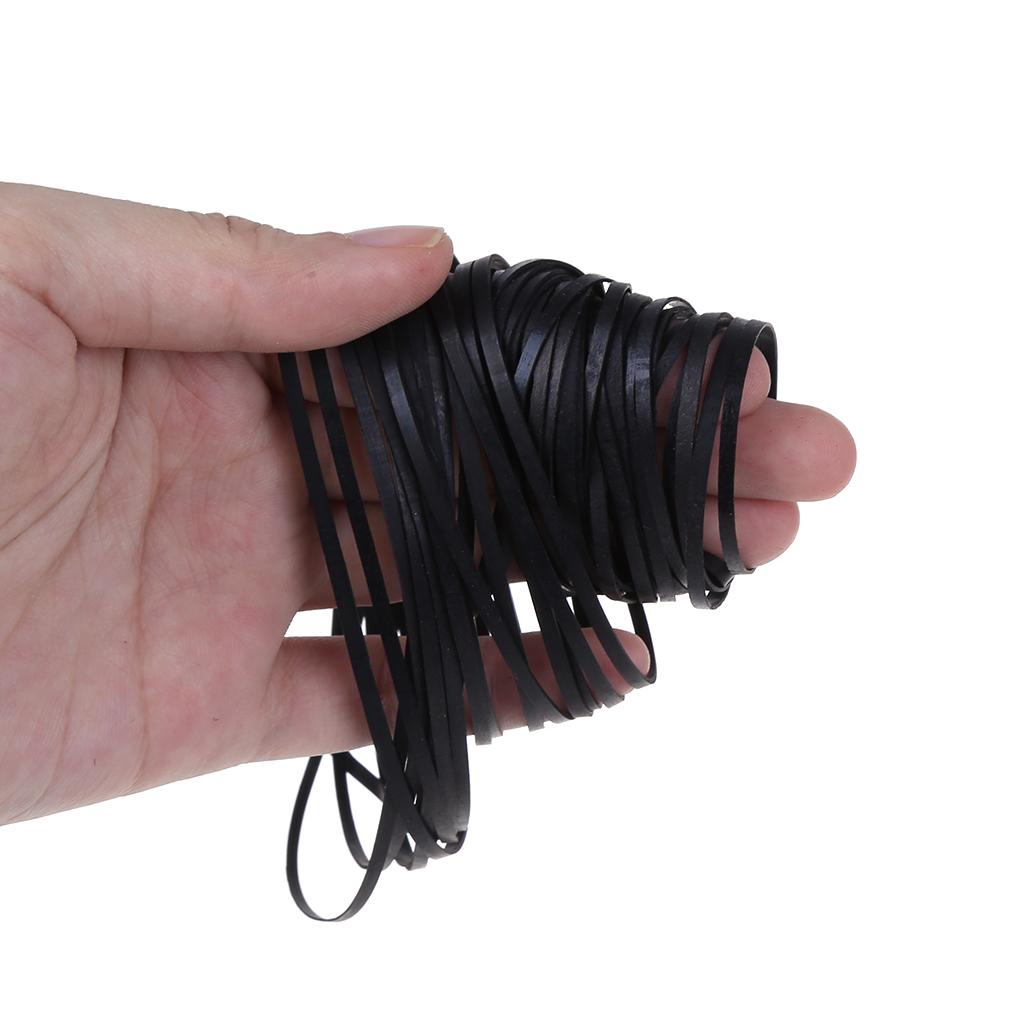 50PCS 4mm 110-145mm Universal Mix Cassette Tape Machine Belts Assorted Common Flat Rubber Belt for CD DVD Drive