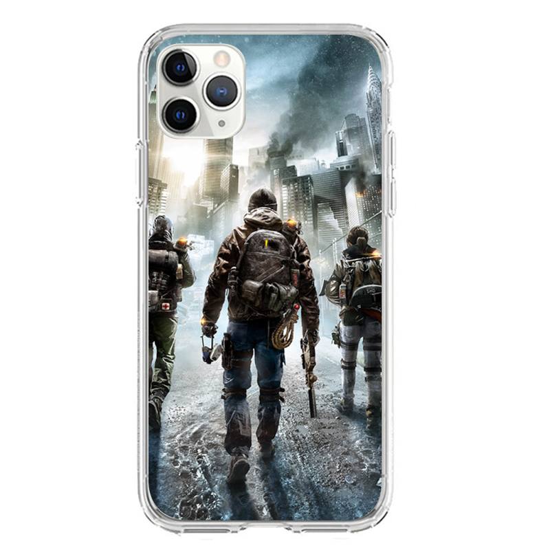 Tom Clancy's The Division Phone Case For Iphone 7 8 Plus X Xs Max Xr 11 12 13 Mini Pro Max SE2 Transparent Soft Cover