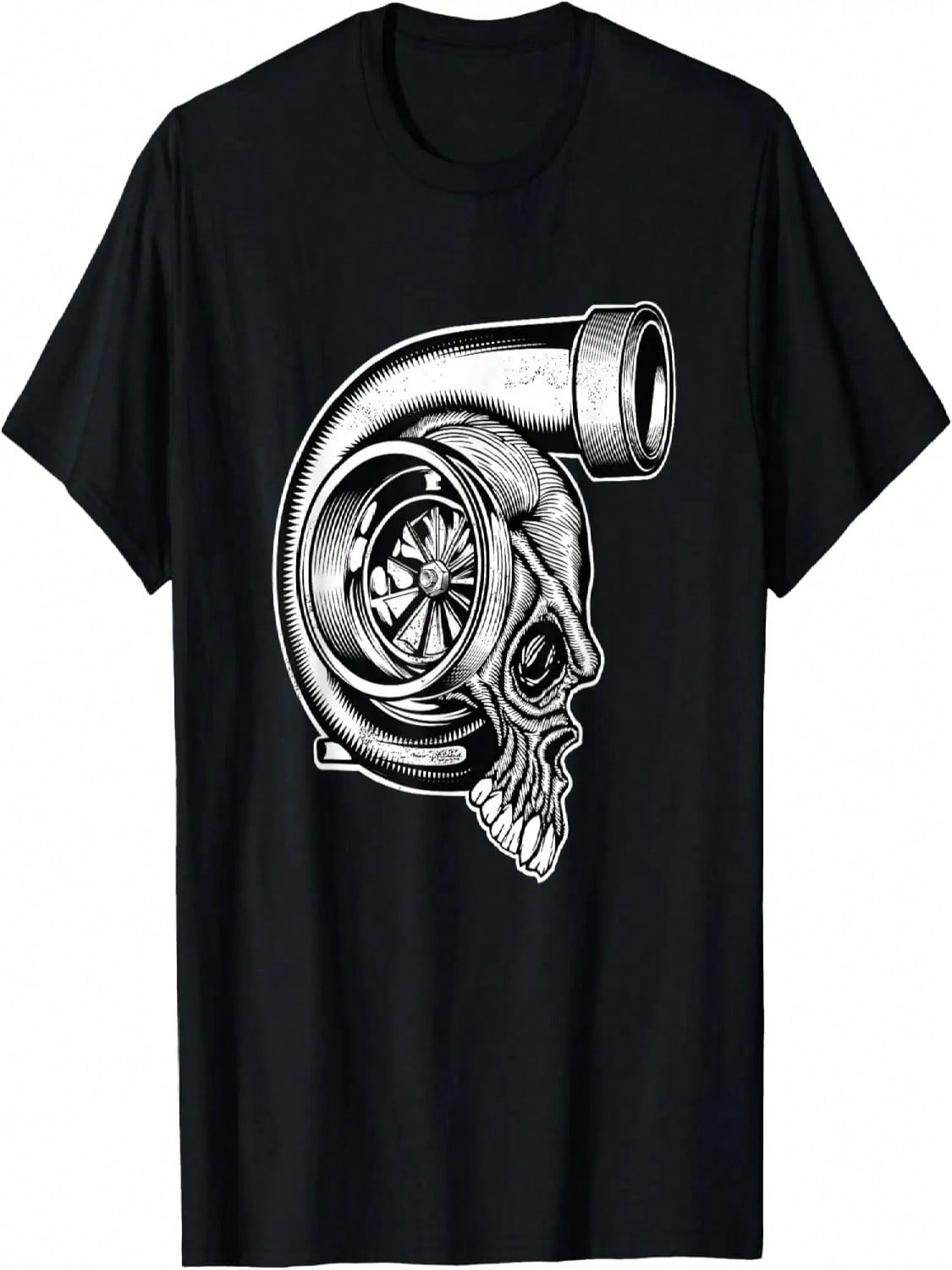 Turbocharger Skull Turbo Fast Race Car Boost Mechanic Tuning T-Shirt S разноцветный
