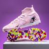 Men's and women's football shoes TF long nails broken nails large size high top children's game training football shoes
