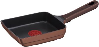 Tefal Pekáč vajec 14 x 18 cm Kompatibilní s plynovým ohřevem IH Bez škodlivých látek, jako jsou a Titanium Excellence Mocha Egg Brown G61518 oheň, PFOA,