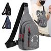 Men's Luminous Multi-Layer Crossbody Chest Bag - Casual Outdoor Backpack 2025 New Fashion