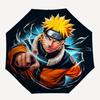 Naruto Lightning Automatic Folding Umbrella - Lightweight, Retractable Design with 8-Rib Durability, Perfect for Outdoor Adventures, Fashion