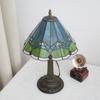 Modern Stained Glass lamp 12 Inches Bedside Table Lamp for Living Room Bedroom Dorm Kitchen Home Decor Festival Birthday Gift