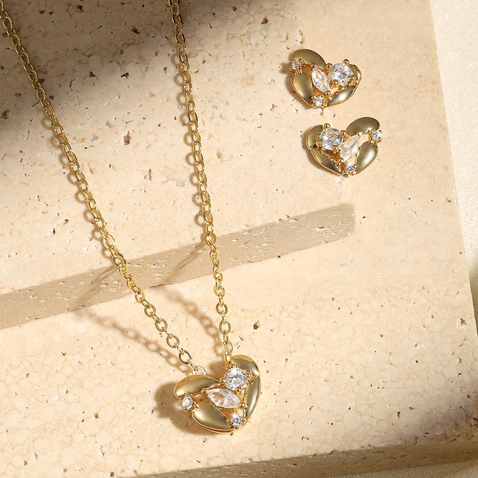 

Модные изысканные серьги с инкрустацией из циркония в виде ромба Love, женские универсальные украшения для индивидуального темперамента