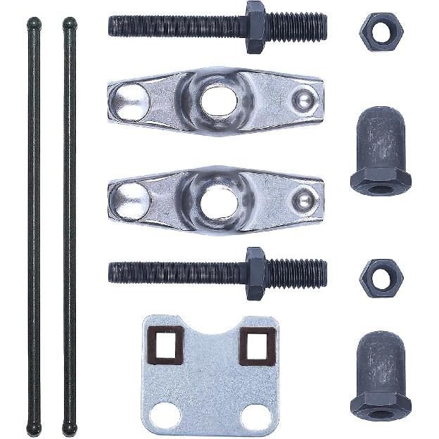 Valve Rocker Arm Push Rod Guide Plate Kit For Honda GX160 GX200 5.5HP 6.5HP Engine Motors 14791-ZE1-010,14410-ZE1-010,14431-ZE1-000,90012-ZE0-010.