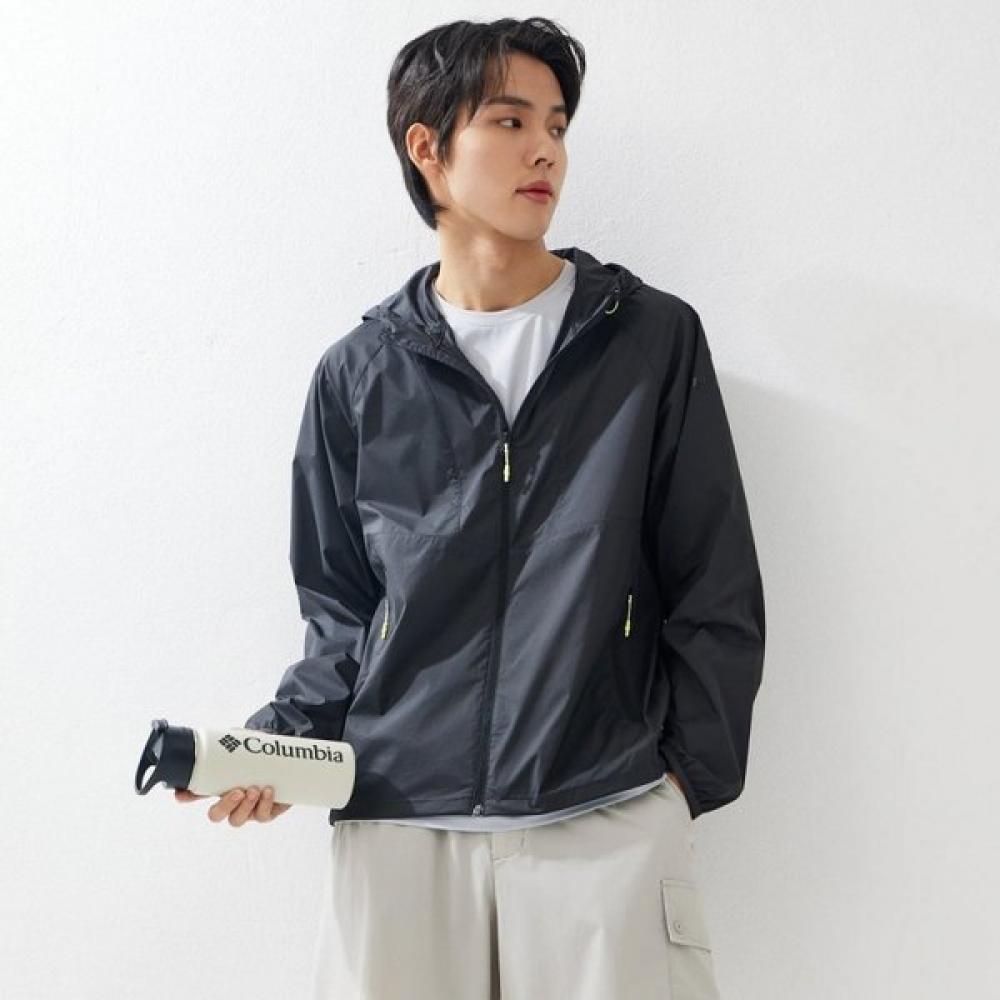 Columbia Men S Summer Ultra Light Windbreaker Jacket Burnie Stream  Ym3421