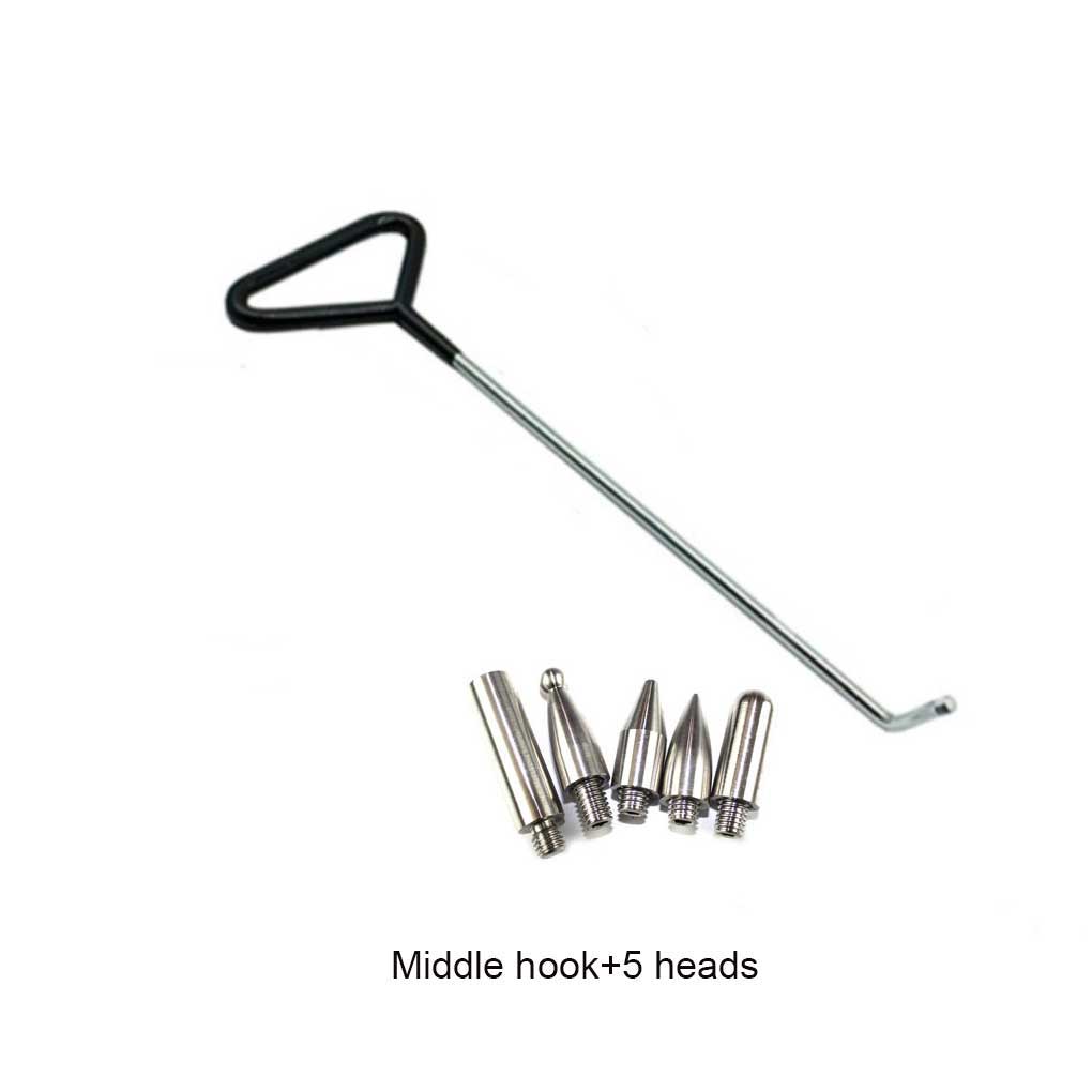 Car Dent Repair Hail Remover Hooks Paintless Door Tools Damage Crowbar Kit for Automotive Repairing Accessories