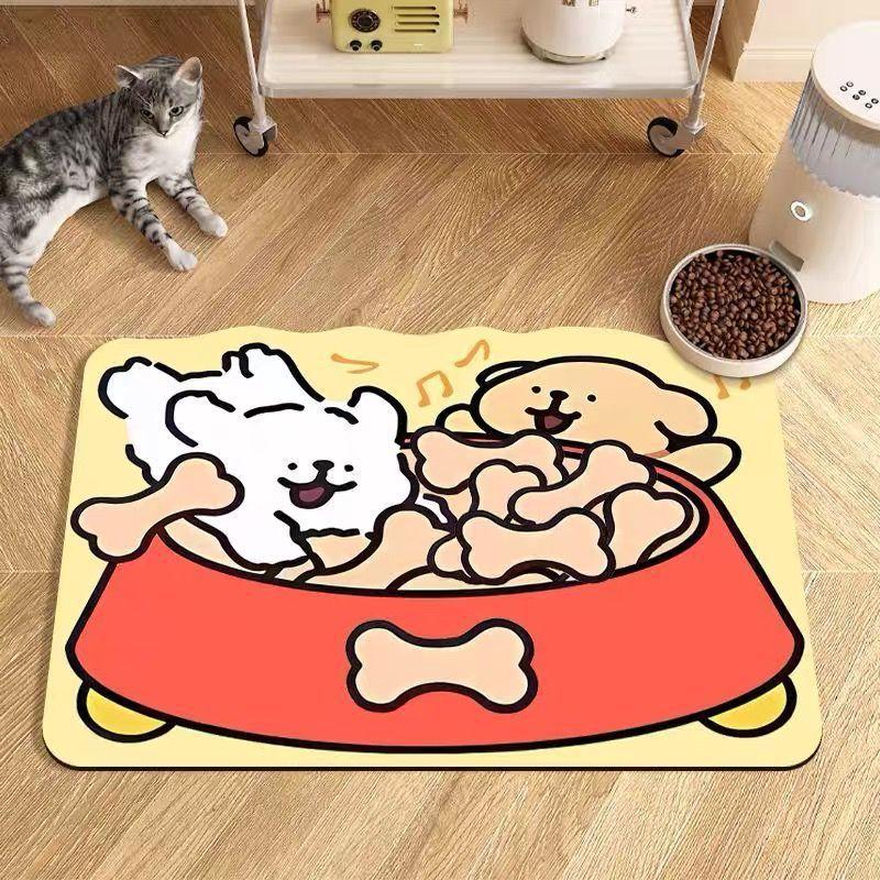 

Коврик для ванной с диатомовой грязью для домашних животных и собак, нескользящий коврик для ванной комнаты, впитывающий коврик для дома 40X60cm