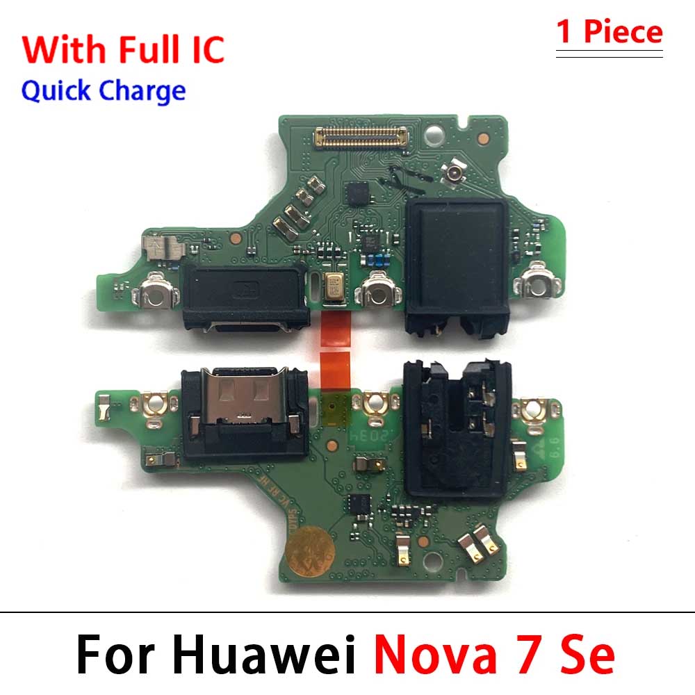 Neu Für Huawei Nova 5 5T 7 7i 8 8i 9 10 Pro SE 5G USB-Ladegerät Dock-Anschluss Ladeanschluss Mikrofon Flexkabel