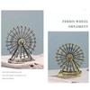 1 Set for Statue Study Office Desk Decor Showpiece Gift Decoration Accessories Items Decorative Showpeice for Home ((The London Eye))