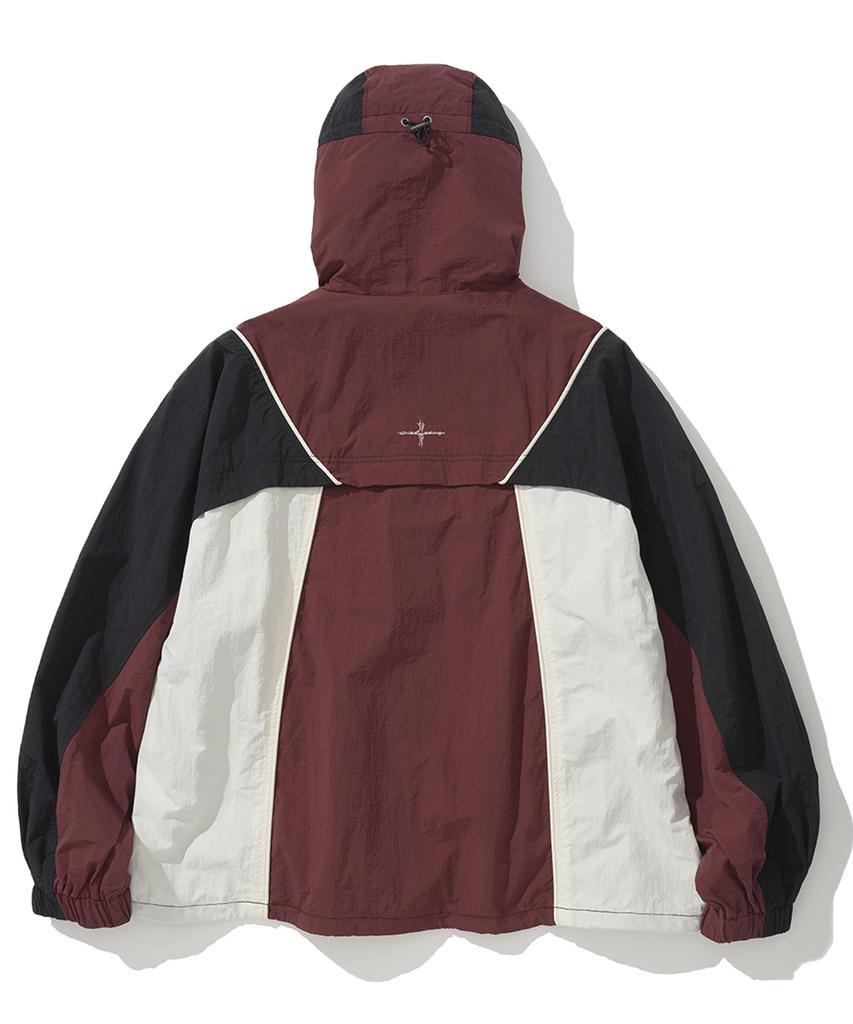 Not4Nerd Color Block Nylon Windbreaker Jacket - Black