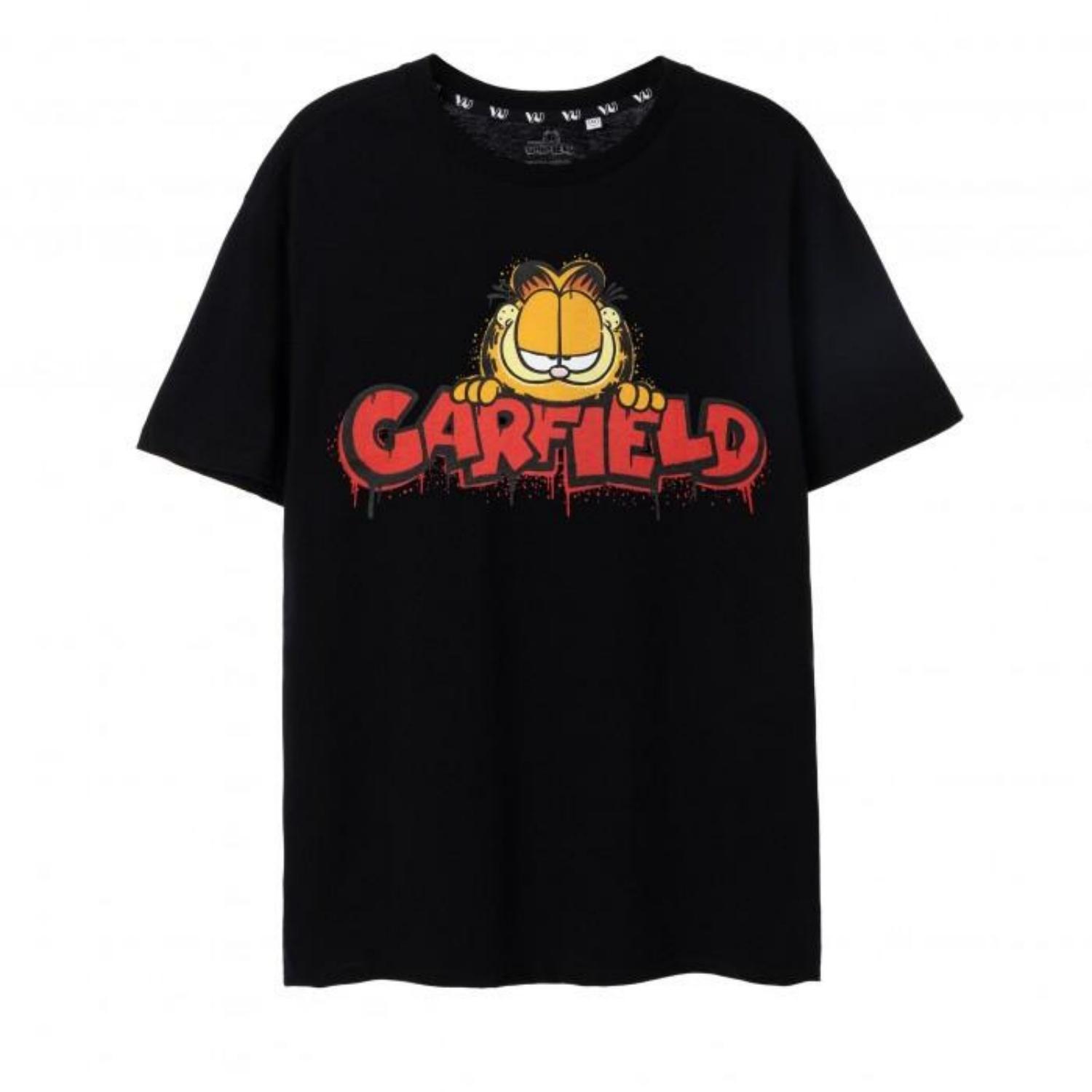 Garfield Mens Graffiti Short-Sleeved T-Shirt S