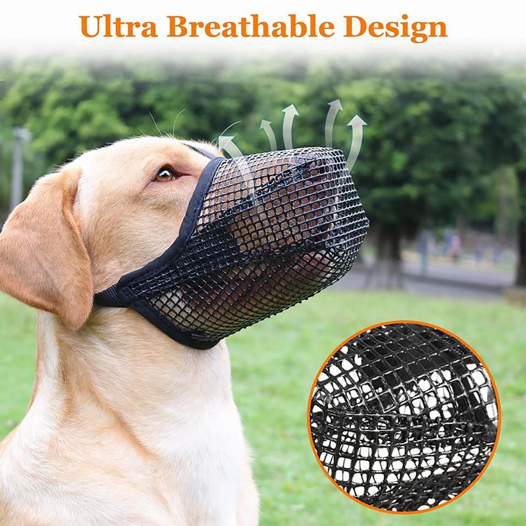 Muzzle Mask Lick Proof And Proof Breathable Drinking Water Adjustable Pet Muzzle Muzzle Pet Muzzle