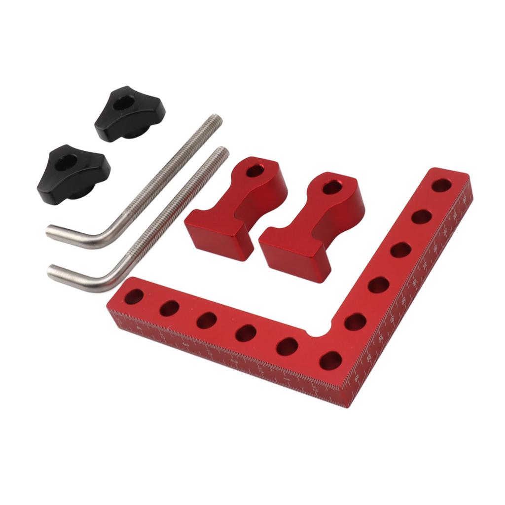 90 Degree Positioning Squares Aluminum Alloy Woodworking Right Angle Corner Clamping Square Tool for Picture Frame Box