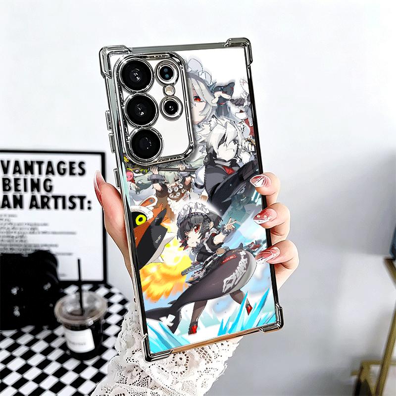 Zenless Zone Zero Ellen Joe Plating Phone Case For Samsung Galaxy S24 S25 FE S26 Edge S23 Ultra S22 S21 Plus S20 Anti-Fall Airab