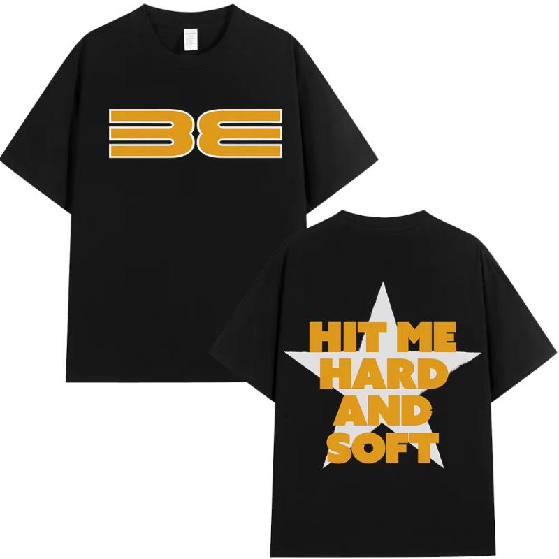 Hit Me Hard and Soft Tour 20242025 T Shirt Unisex Women Fashion Hip Hop T Shirts Cotton Loose Cozy Short Sleeve Tshirts Fans Gift