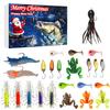 3D 24pc Advent Calendar Fishing Christmas Countdown, Fishing Tackle Advent Calendar For FishAdult Men Teen Boys, Xmas Surprise Gift