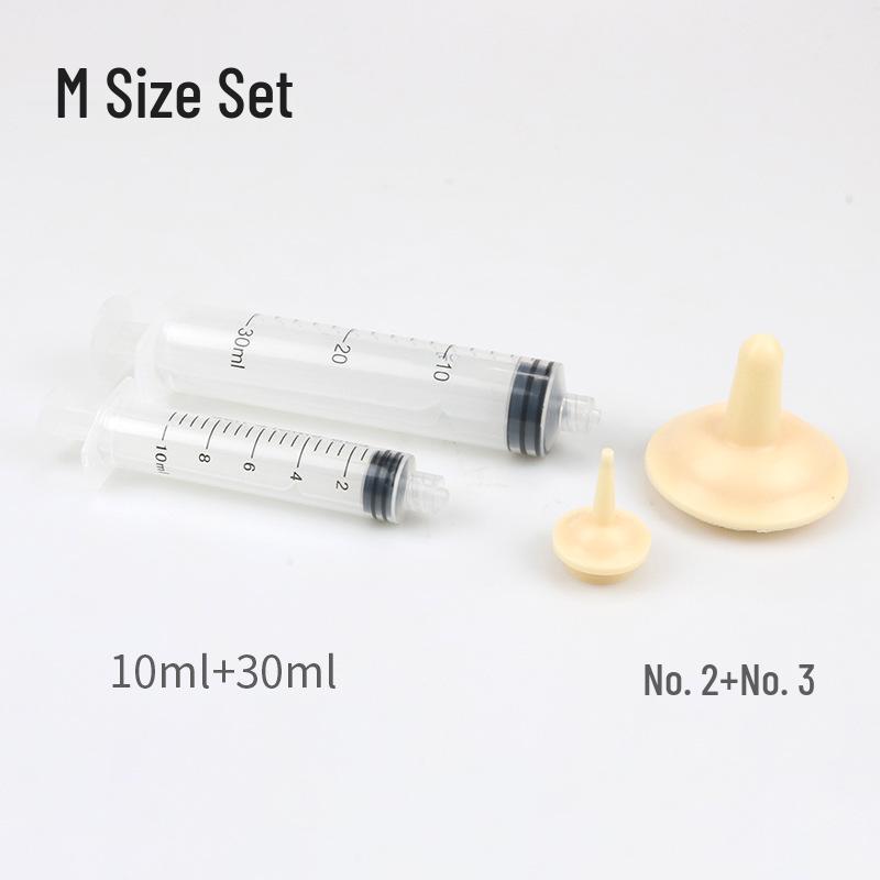 Pet Milk Feeding Syringe Set for Newborn Puppies and Kittens with Nipple and Scale