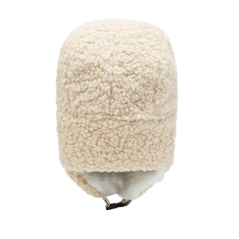 Women Trapper Hat Winter Bomber Hat Warm Fleece Scarf Ski Snowboard Cap