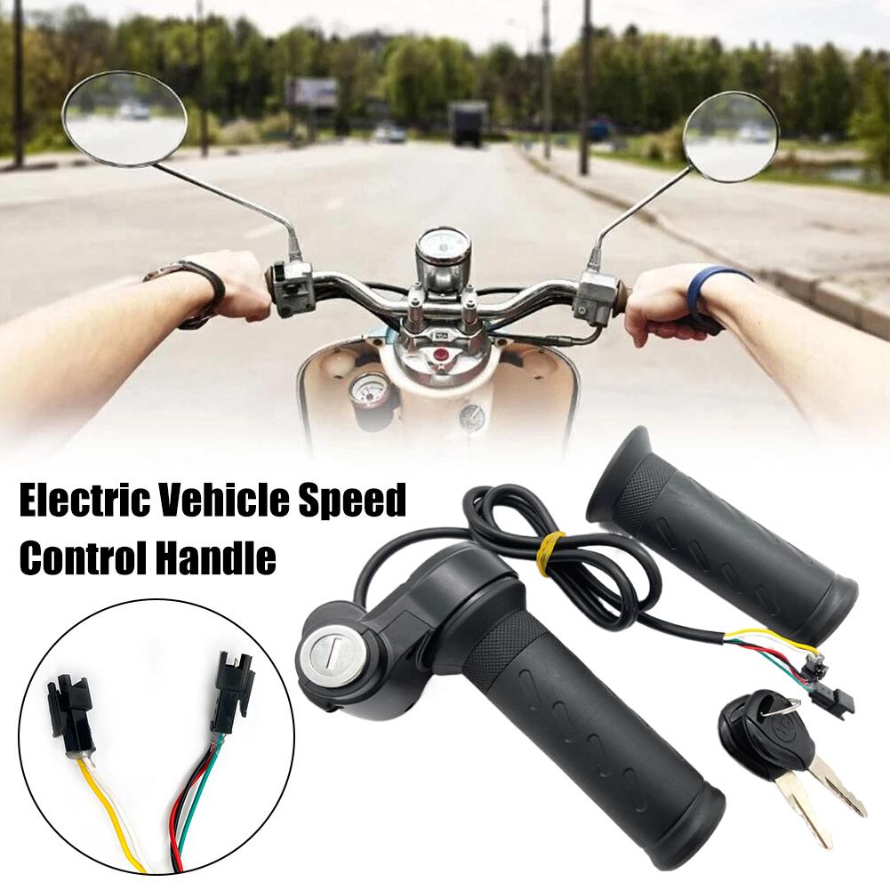 Electric Bike Throttle Grip Full Twist Throttle Grip For Ridstar Q20/Q20Lite/Q20Pro/H20/H26Pro/H20 Pro Easy Installation