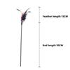 Cat Interactive Wand Colorful Feather Chicken Feather Cat Stick Bell Portable Creative Fashion Novelty Pet Cat Supplies