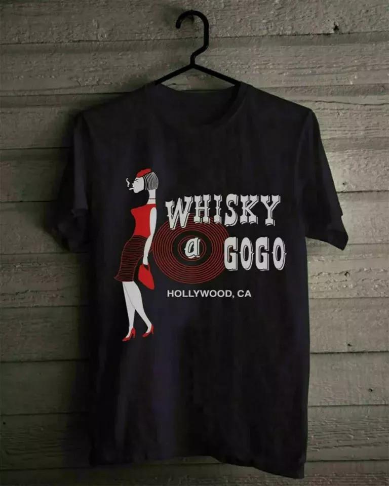 Rare shirt Whiskey A Go Go 80s California Rock and Roll T Shirt Unisex T-Shirt L