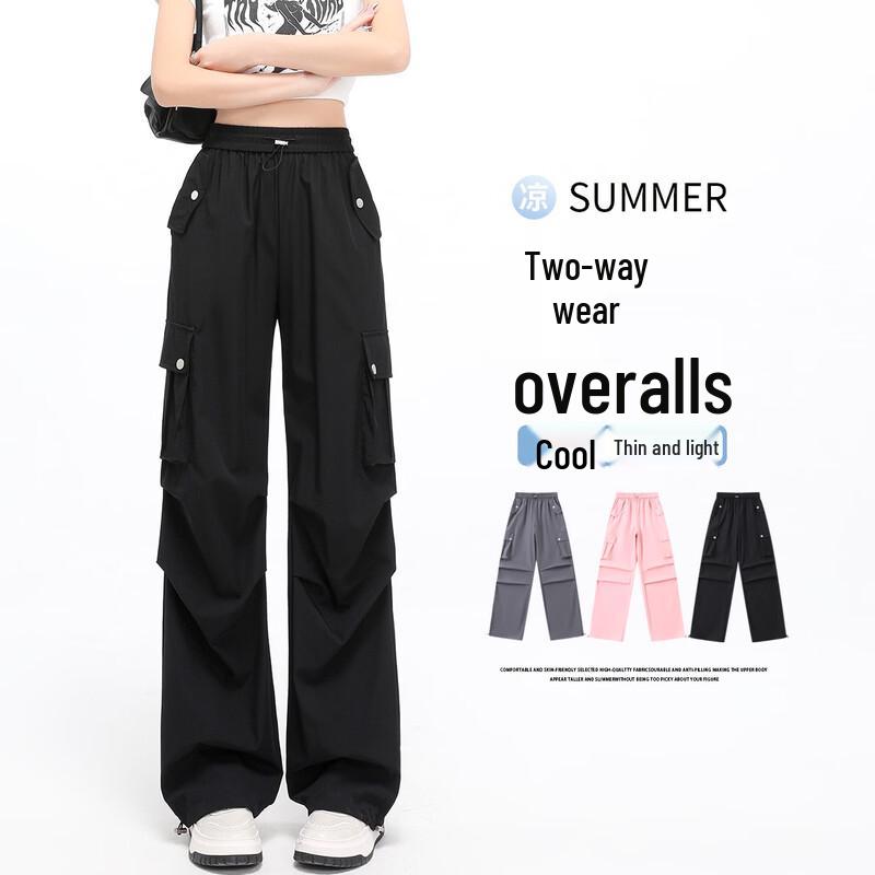 

Women s High-Waist Wide-Leg Cargo Pants 2XL