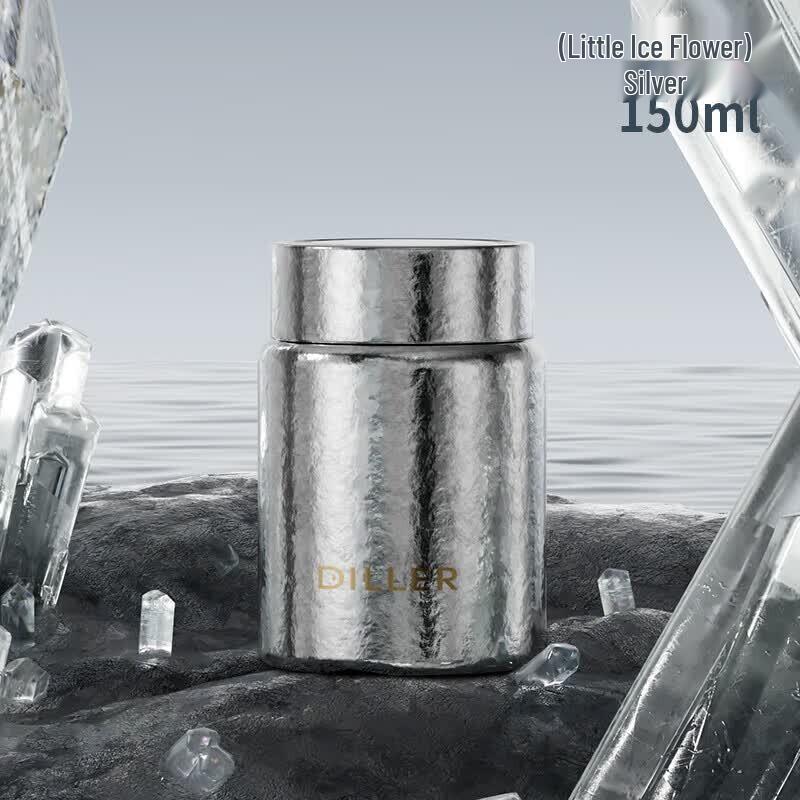 Diller Pure Titanium Insulated Tea Mug, 150ml