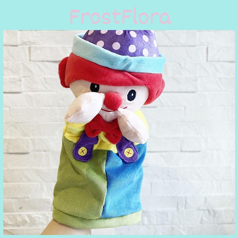 Puppet Joker Hand Kidfriendly Clown Plush Toy Short Hair Soft Material Gift Play