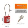 Bedi 38mm Industrial Safety Padlock: Engineering Plastic Insulated Electrical Lockout/Tagout (LOTO)
