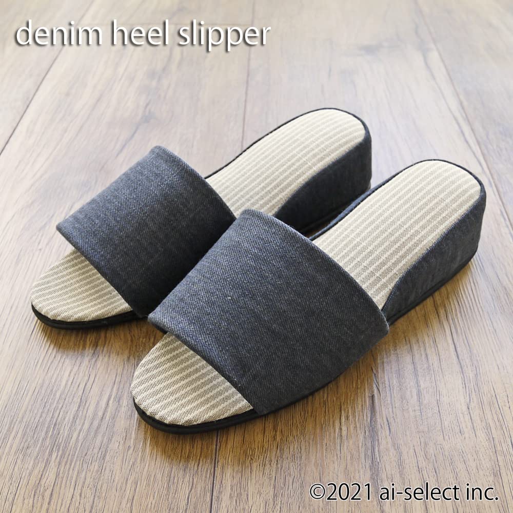 Denim Heel A More Stylish Design with a Front A Surprisingly Rare Pairing with Chinos and Made In Japan with Banshu These Slippers Are Comfortable and