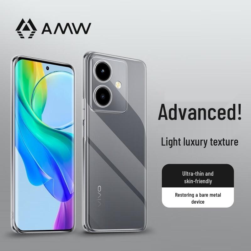 

AMW Transparent Shockproof TPU Phone Case for VIVO Y78 Series