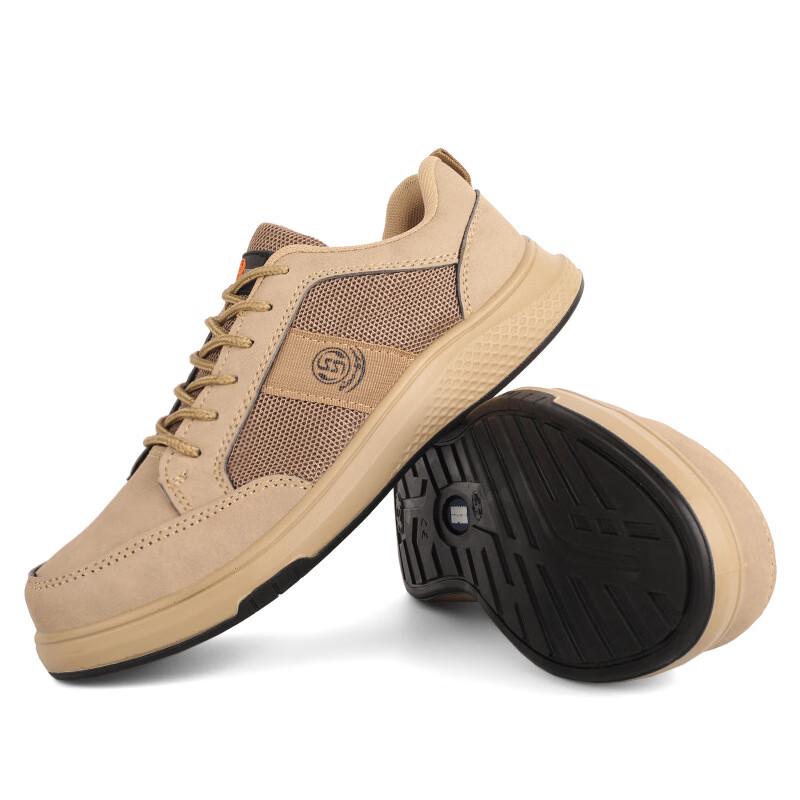 Longchan Men s Lightweight Anti-Puncture Safety Work Shoes