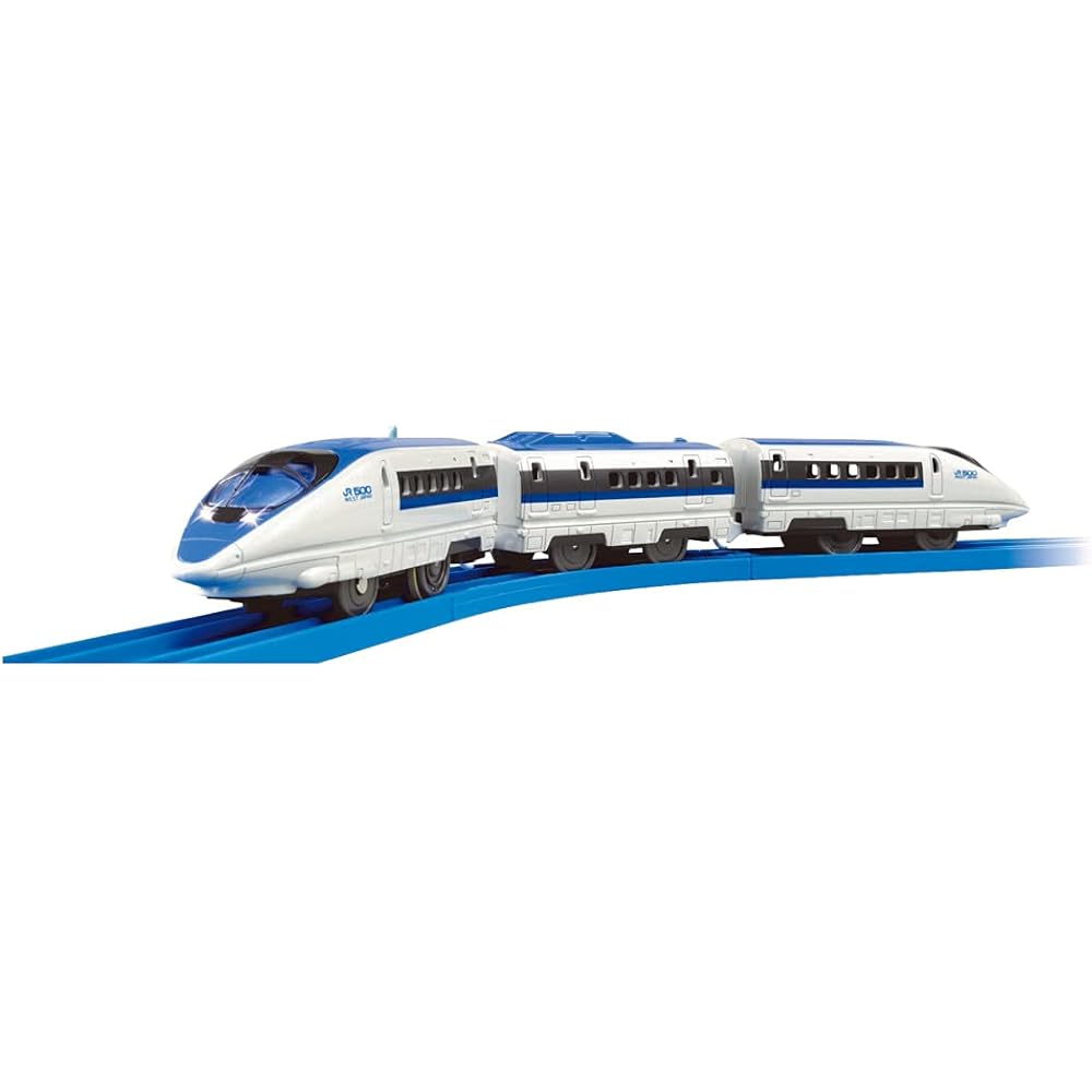 

Takara Tomy Plarail S-02 500 Series Shinkansen Train with Lights Toy for Ages 3 and Up Safe Certified
