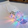 Glowing Keybopard Keychain 1-9 Key Keycap Keychain Press Button Keyring Stress Releasing Decompression Keyrings Bags Charms