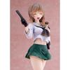 Wave Dream Tech Girls & Panzer Senshado Daisakusen Chiyo Shimada [Oarai Joshi] 17 Scale PVC Painted Finished Figure