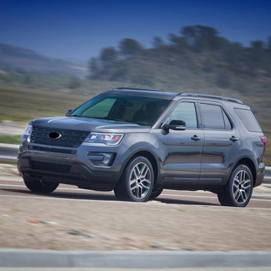 Left Driver Side Mirror Cover Gloss Black For Ford Explorer 2016 2017 2018 2019