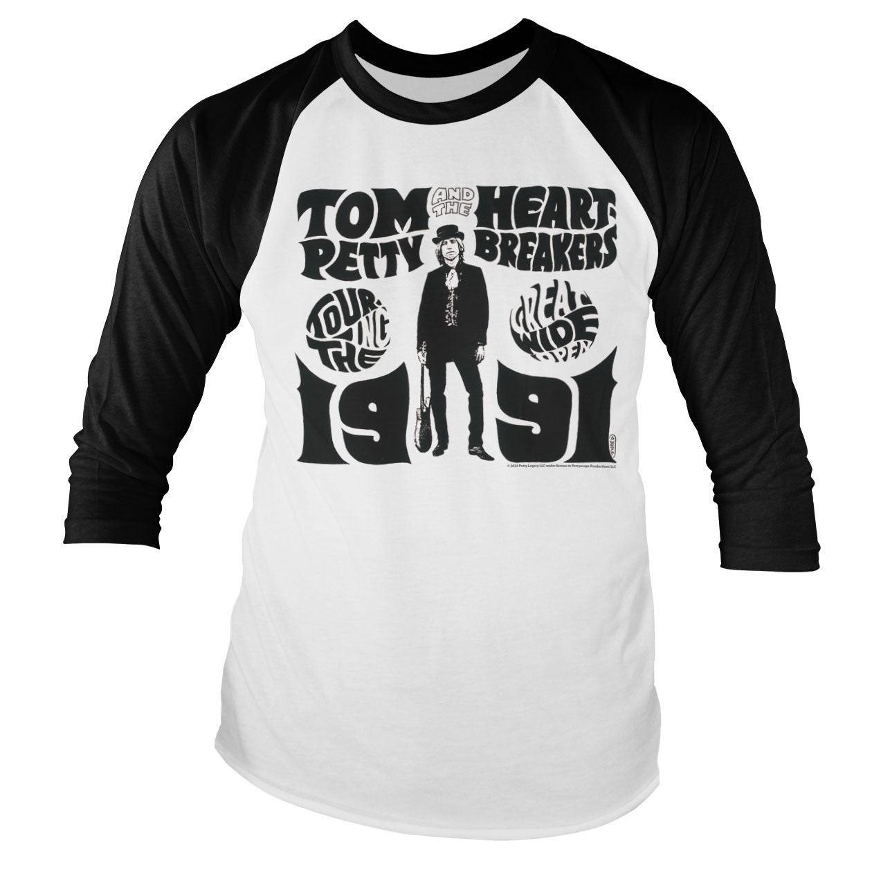 Tom Petty E I Heartbreakers Great Wide Open Maglietta A Maniche Lunghe XXL