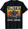T-shirt Meme Jimothy Raccoon Seattle Légende Sauvage