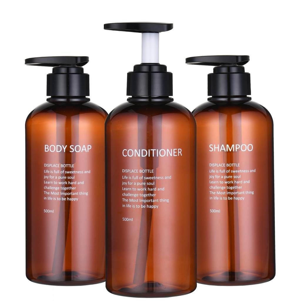 500ml/300ml Press Bottle for Lotion, Shampoo, Shower Gel, and Hand Soap