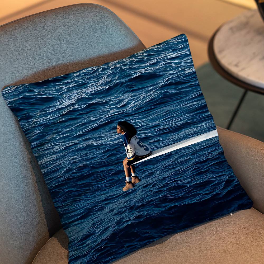 Hot Sos Ctrl Sza Pillow Cover Living Room Sofa Cushion Cover Bedroom Room Bed Pillow Cover Home Decoration