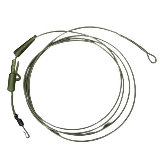 1m 45LB Karpfischen Vorfach Abriebfest Hohe Zugfestigkeit Tragbar Robust Leicht Hauptschnurschutz Transparent Stark Fluorocarbon