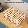 Dual-Layer Egg Rolling Storage Rack for Refrigerator Doors