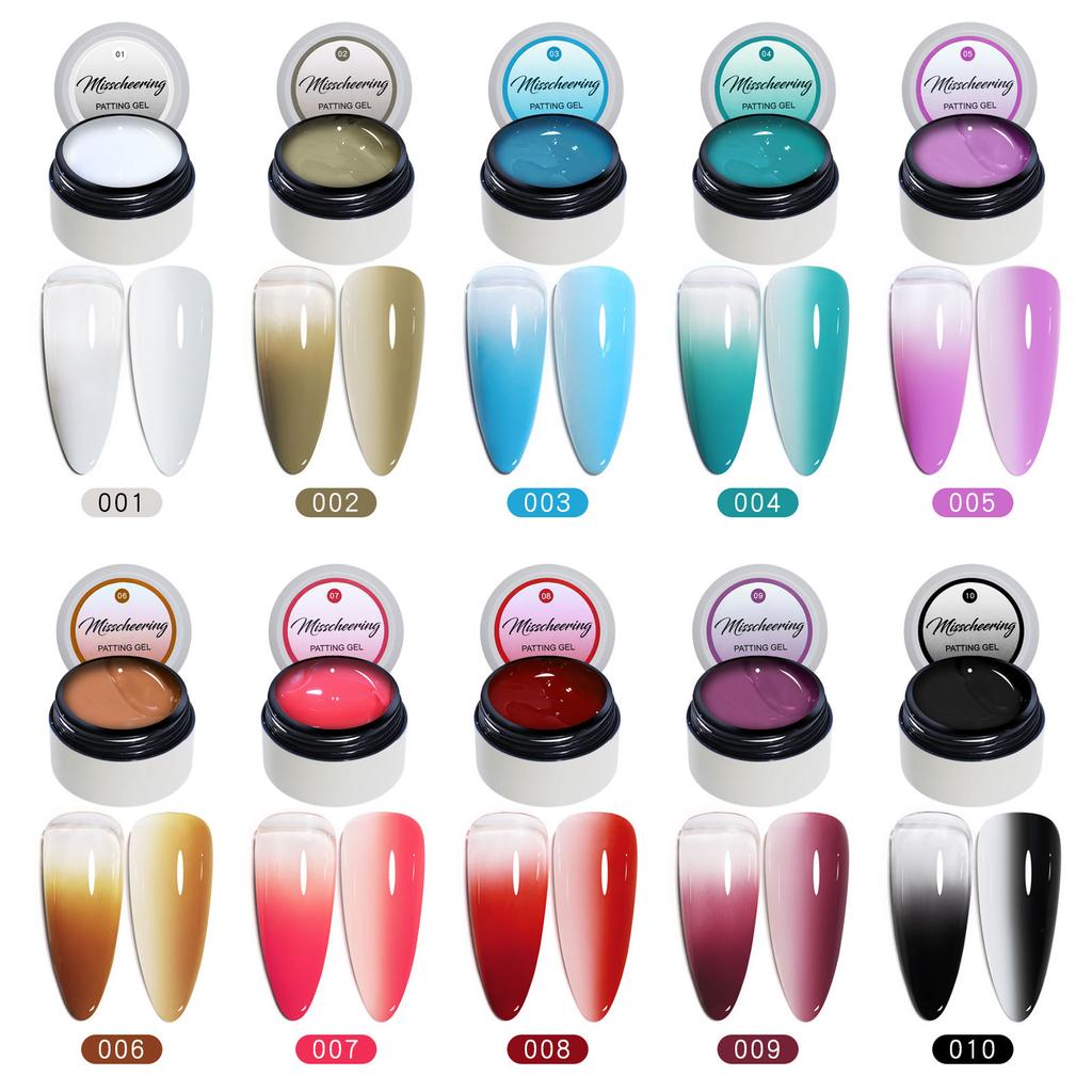 Nail Art Pat Glue Nail Polish Glue Lasting Pat Painted Glue High Saturation Leave-In Can Be Gradually Changed