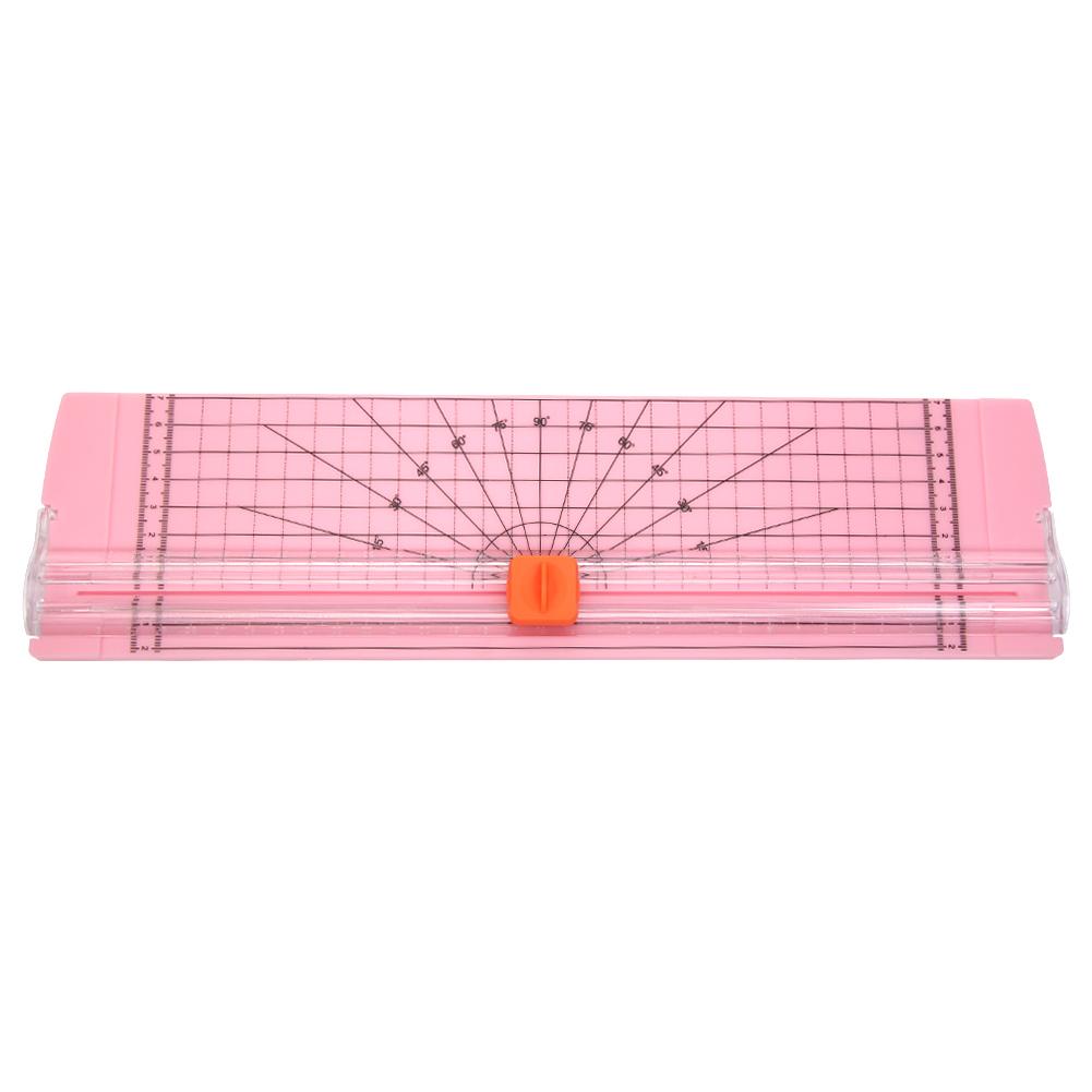 Maszyna do cięcia papieru A4, ostrze do przycinania papieru, ostrze do scrapbookingu (Różowy)