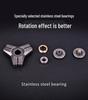 Yi Jue Stainless Steel Gyro: Black Technology Metal Stress Relief Toy.