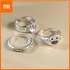 925 Sterling Silver Rings for Women Couple Minimalist Handmade Simple Narrow Stone Ring Party Jewelry Gift Prevent Allergy