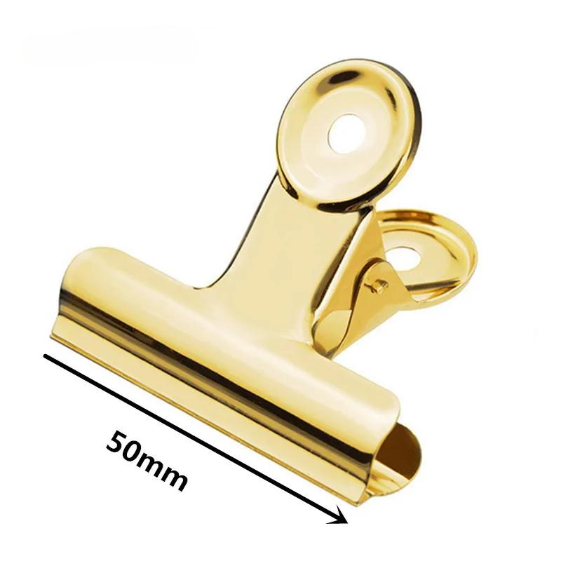 Neue 50mm Mehrfarbige Runde Metallklemme Büroklammern Student Schule Bürobedarf