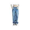 New MLB New York Yankees Jeans Women's Sky Blue 3FDPB0751-50BLL